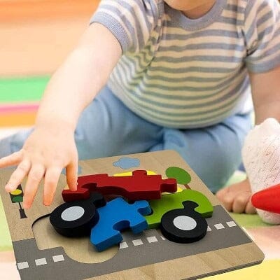 Puzzle en Bois - PuzzlePals™ - Voiture