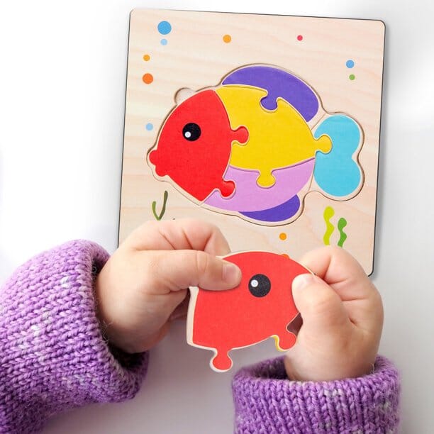 Puzzle en Bois - PuzzlePals™ - Poisson