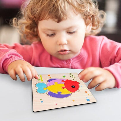 Puzzle en Bois - PuzzlePals™ - Poisson