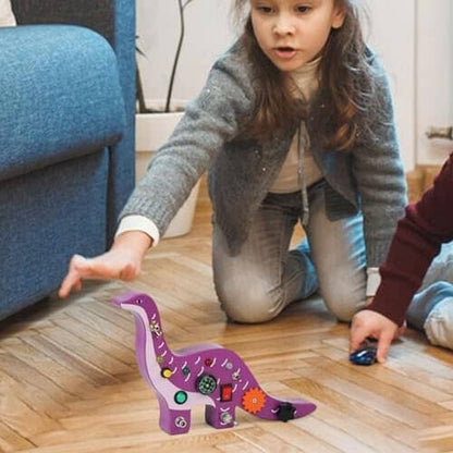 Tableau Montessori - BusyBoardCircuit™ - Brachiosaure