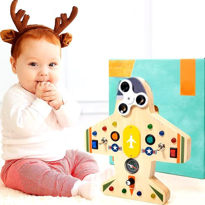 Tableau Montessori - BusyBoardCircuit™ - Aéronef