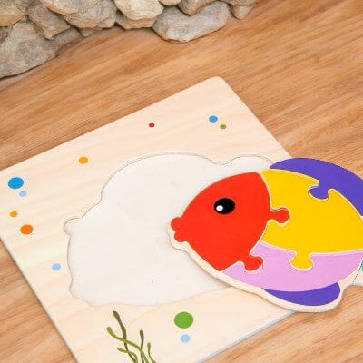 Puzzle en Bois - PuzzlePals™ - Poisson