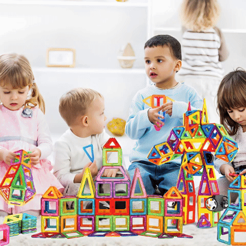 Jeu de construction magnétique | ColorKid